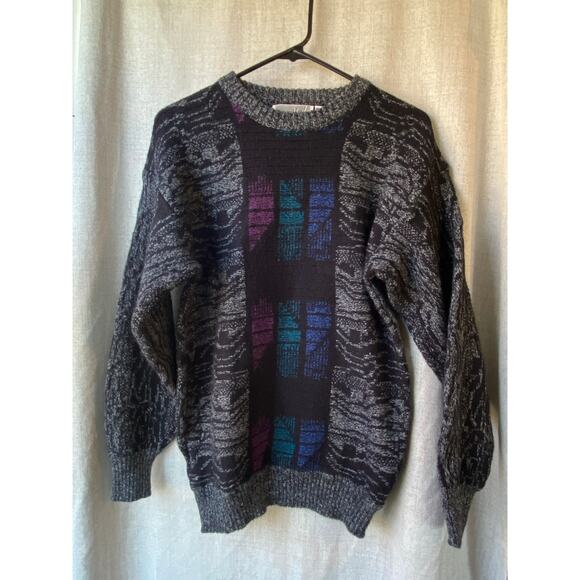 Vintage Method Sweater Size Medium Retro Style 90s - Picture 1 of 4